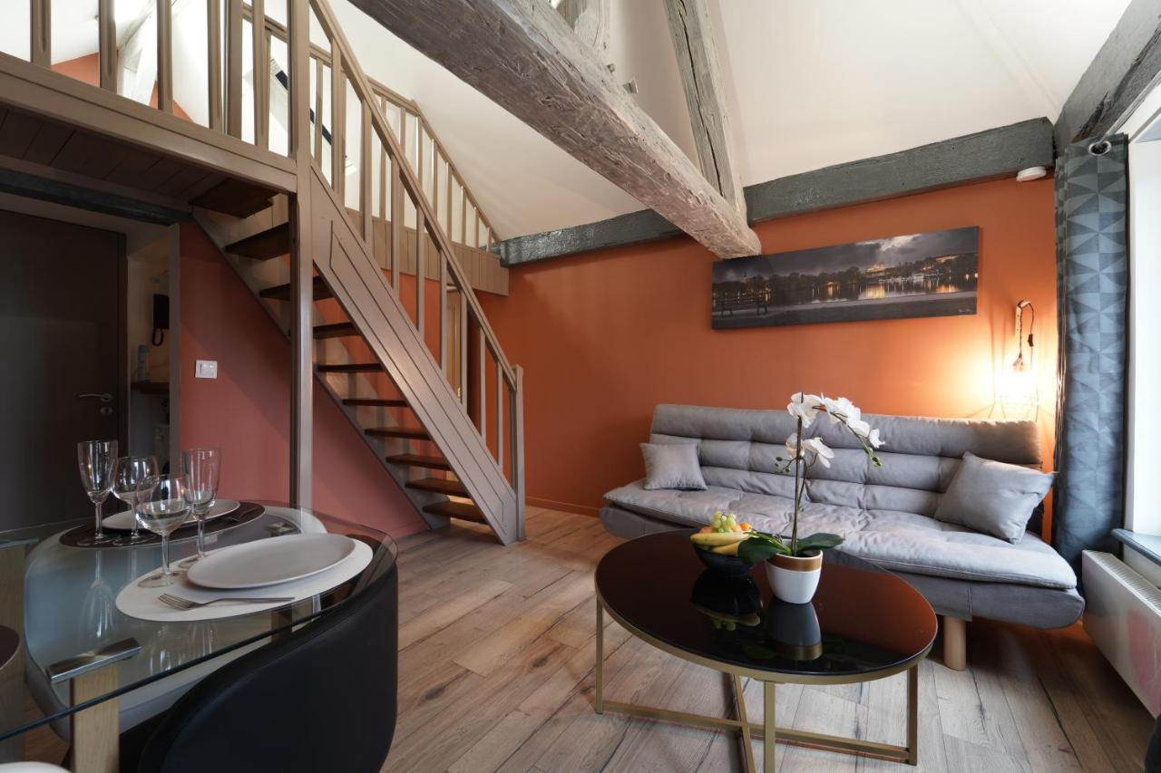 Duplex De Charme Au Coeur Historique De Metz Apartment Bagian luar foto